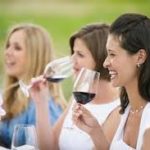 wine magic-ladies enjoying wine outdoors